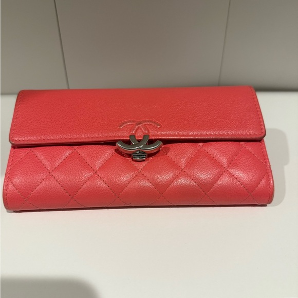 CHANEL Handbags - Authentic Chanel Wallet. Serial number intact + paperwork
